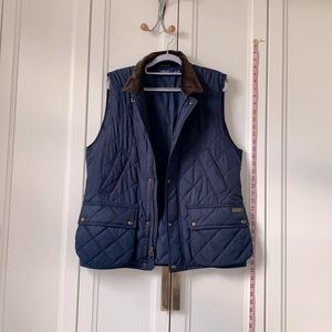 Polo Ralph Lauren Navy quilted vest  size M